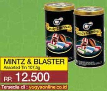 Promo Harga Orang Tua Mintz Blaster Candy Carnival 107 gr - Yogya