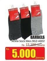 Promo Harga BARBELS Kaos Kaki Sock CA Sport BG2A001  - Hari Hari
