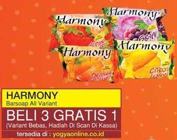 Promo Harga HARMONY Sabun Batang Wangi All Variants  - Yogya