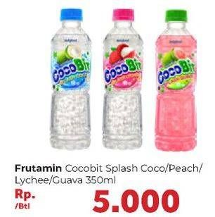 Promo Harga FRUTAMIN Cocobit Splash Coco, Guava, Lychee 350 ml - Carrefour
