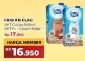 Promo Harga Frisian Flag Susu UHT Purefarm Swiss Chocolate, Full Cream 946 ml - Yogya