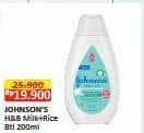 Promo Harga Johnsons Baby Milk Bath Milk + Rice 200 ml - Alfamart