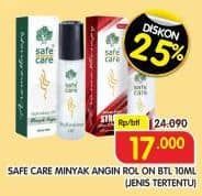 Promo Harga Safe Care Minyak Angin Aroma Therapy 10 ml - Superindo