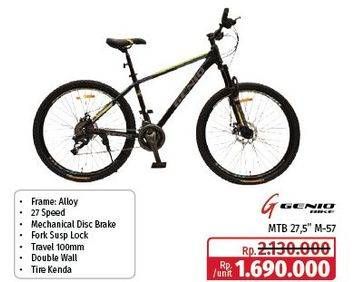 Promo Harga Genio MTB 27,5" Tulsa  - Lotte Grosir