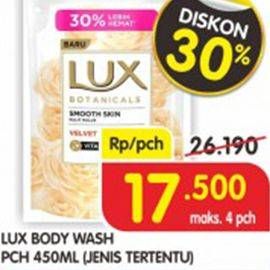 Promo Harga LUX Body Wash 450 ml - Superindo