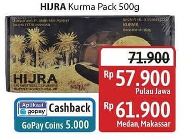 Promo Harga Hijra Kurma 500 gr - Alfamidi