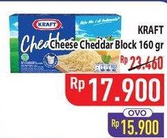 Promo Harga KRAFT Cheese Cheddar 160 gr - Hypermart