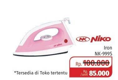 Promo Harga NIKO NK 999S | Dry Iron  - Lotte Grosir