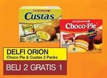 Promo Harga Delfi Orion Choco Pie / Custas  - Yogya
