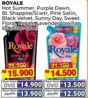 Promo Harga So Klin Royale Parfum Collection Sunny Day, Sweet Floral, Lavender Vanilla 720 ml - Alfamart