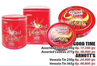 Promo Harga GOOD TIME Cookies Chocochips 277 gr - Hari Hari