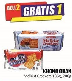 Promo Harga KHONG GUAN Malkist Crackers 135 gr - Hari Hari