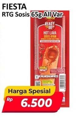 Promo Harga Fiesta Ready To Go All Variants 65 gr - Alfamart