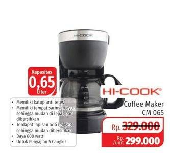 Promo Harga HICOOK Coffee Maker CM 065 650 ml - Lotte Grosir