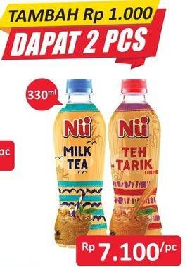 Promo Harga NU Milk Tea / Teh Tarik 330 ml - Alfamidi