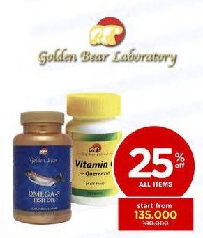 Promo Harga GOLDEN BEAR Supplement Range  - Watsons