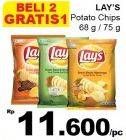 Promo Harga LAYS Snack Potato Chips 68 gr - Giant