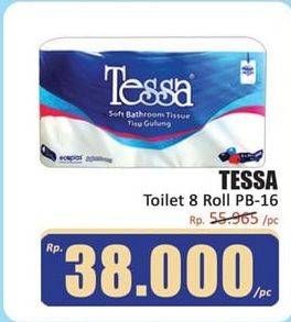 Promo Harga TESSA Toilet Tissue PB-16 8 roll - Hari Hari
