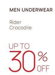 Promo Harga Rider/Crocodile Men Underware  - Carrefour