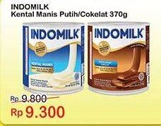 Promo Harga INDOMILK Susu Kental Manis Cokelat, Plain 370 gr - Indomaret