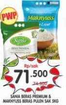 Promo Harga Sania Beras Premium 5000 gr - Superindo