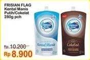 Promo Harga Frisian Flag Susu Kental Manis Cokelat, Putih 280 gr - Indomaret