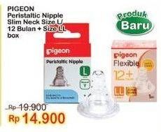 Promo Harga Pigeon Peristaltic Nipple Slim Neck L 1 pcs - Indomaret