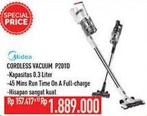 Promo Harga MIDEA Cordless Vacuum Cleaner P201D  - Hypermart