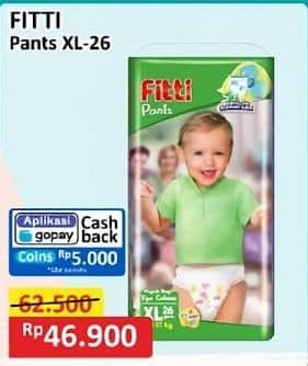 Promo Harga Fitti Pants XL26 26 pcs - Alfamart