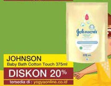 Promo Harga JOHNSONS Baby Cottontouch Top to Toe Bath 375 ml - Yogya