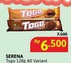 Promo Harga Serena Togo Biskuit Cokelat All Variants 128 gr - Alfamidi