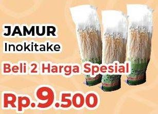 Promo Harga Jamur Inokitake (Jamur Enokitake) per 2 pouch - Yogya