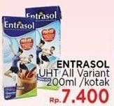 Promo Harga ENTRASOL Susu UHT All Variants 200 ml - LotteMart