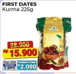 Promo Harga First Dates Kurma 225 gr - Alfamart