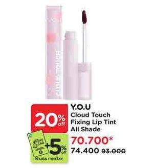 Promo Harga YOU Cloud Touch Fixing Tint All Variants 2 gr - Watsons