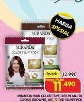 Promo Harga Miranda Hair Color MC14 Golden Brown, MC17 Dark Brown 30 ml - Superindo