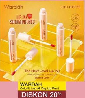 Promo Harga WARDAH Colorfit Fresh Matte Lip Ink 4 gr - Yogya