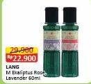 Promo Harga Cap Lang Minyak Ekaliptus Aromatherapy Lavender, Rose 60 ml - Alfamart