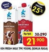 Promo Harga KIN Fresh Milk All Variants 950 ml - Superindo