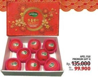 Promo Harga Apel Fuji Premium Gift Pack 8 pcs - LotteMart