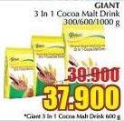 Promo Harga Giant Cocoa Malt Drink 600 gr - Giant