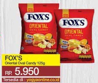 Promo Harga FOXS Crystal Candy Oriental Oval 125 gr - Yogya