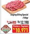 Promo Harga Daging Giling Sapi Spesial per 100 gr - Hypermart