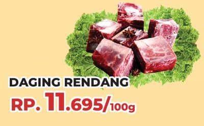 Promo Harga Daging Rendang Sapi per 100 gr - Yogya