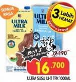 Promo Harga Ultra Milk Susu UHT All Variants 1000 ml - Superindo