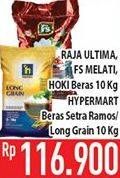 Promo Harga HOKI/FS/RAJA ULTIMA/HYPERMART Beras 10 kg - Hypermart