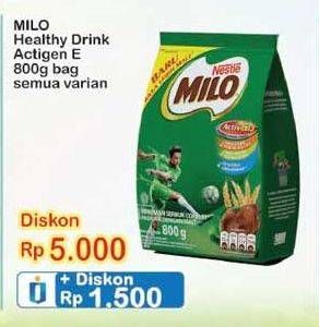 Promo Harga MILO ActigenE 3in1 800 gr - Indomaret