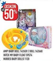 Promo Harga AMP Baby Doll/Intex My Baby Float/Nubies Baby Dolls  - Hypermart