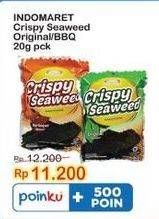 Promo Harga Indomaret Crispy Seaweed Barbeque, Original 20 gr - Indomaret