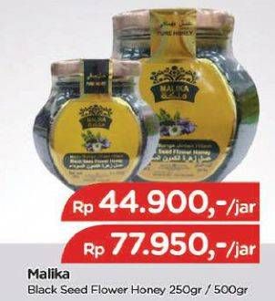 Promo Harga MALIKA Black Seed Flower Honey 250 gr - TIP TOP